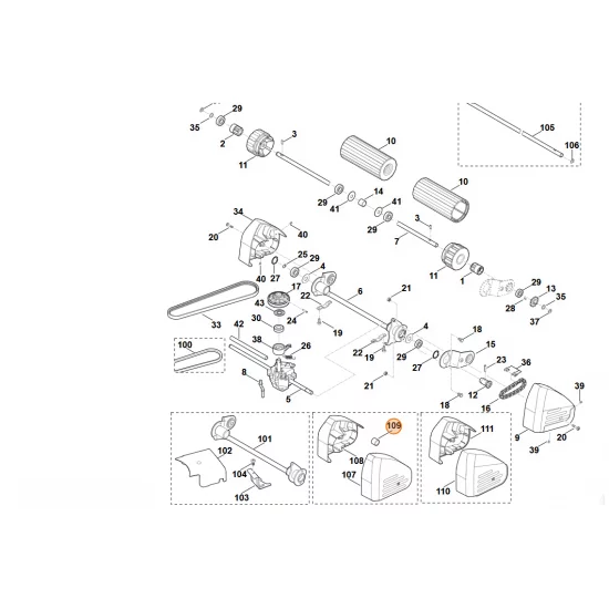 STIHL   Tulejka odległościowa 6340 764 2820